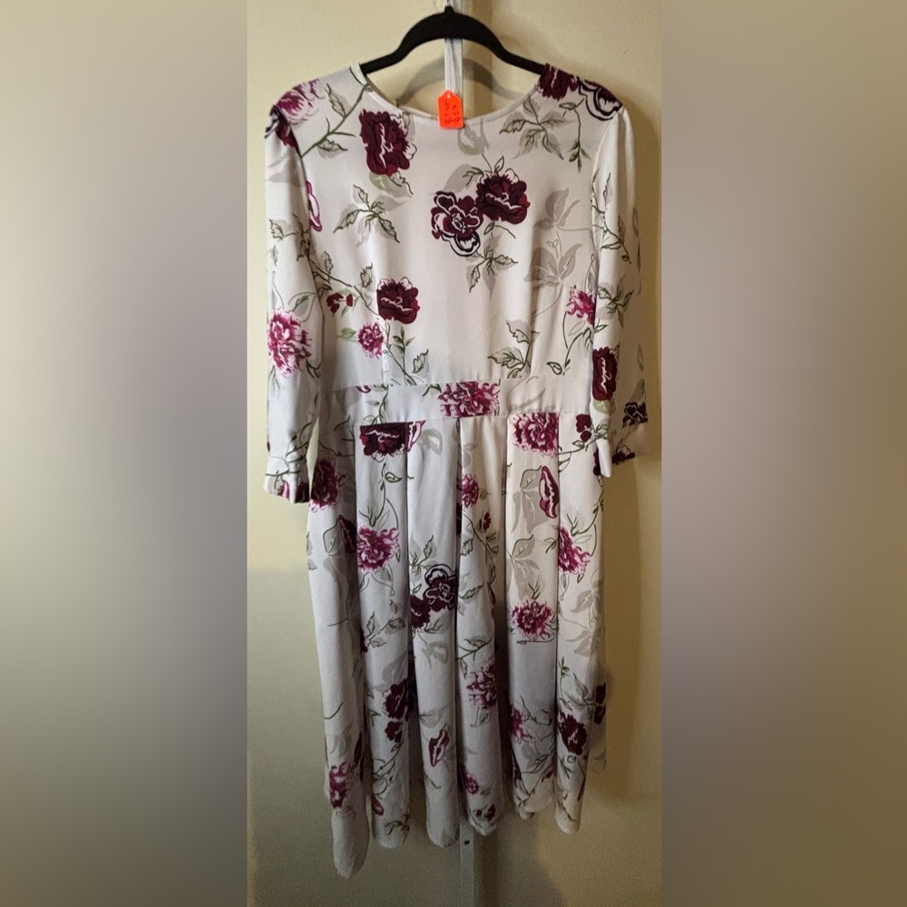 Large Floral Dress with Pockets